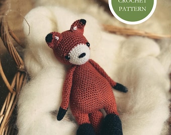 Fox Crochet Pattern: Oleander Amigurumi (PDF Download, U.K. Terms)