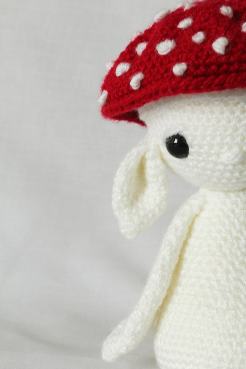 PATTERN: Mushroom Sprite Crochet Amigurumi PDF Download Pattern Crochet Mushroom Pattern Fairy Amigurumi Whimisical Pattern Cute Toadstool image 3