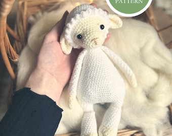 Beatrix the Lamb Crochet Pattern: Sheep Amigurumi (PDF Pattern) U.K. Terms