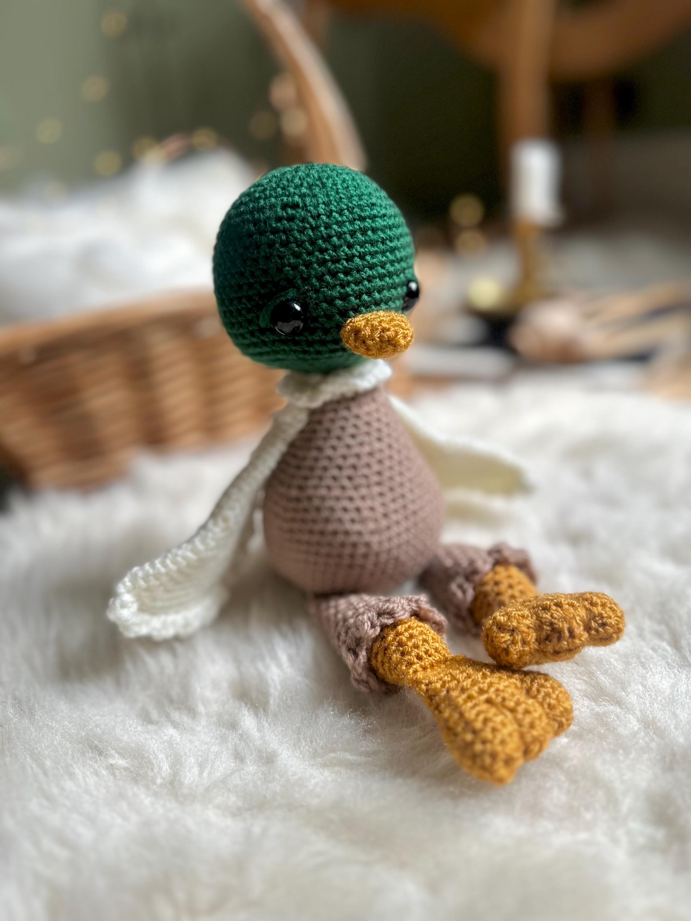 Crochet Ryu Duck Mallard Amigurumi Crochet Pattern: Clary and Sage Toy (PDF Pattern ...