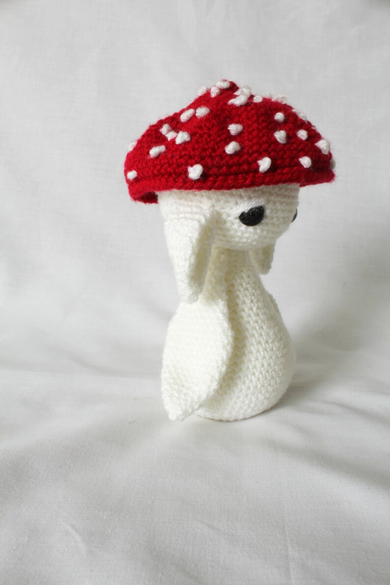 PATTERN: Mushroom Sprite Crochet Amigurumi PDF Download Pattern Crochet Mushroom Pattern Fairy Amigurumi Whimisical Pattern Cute Toadstool image 5