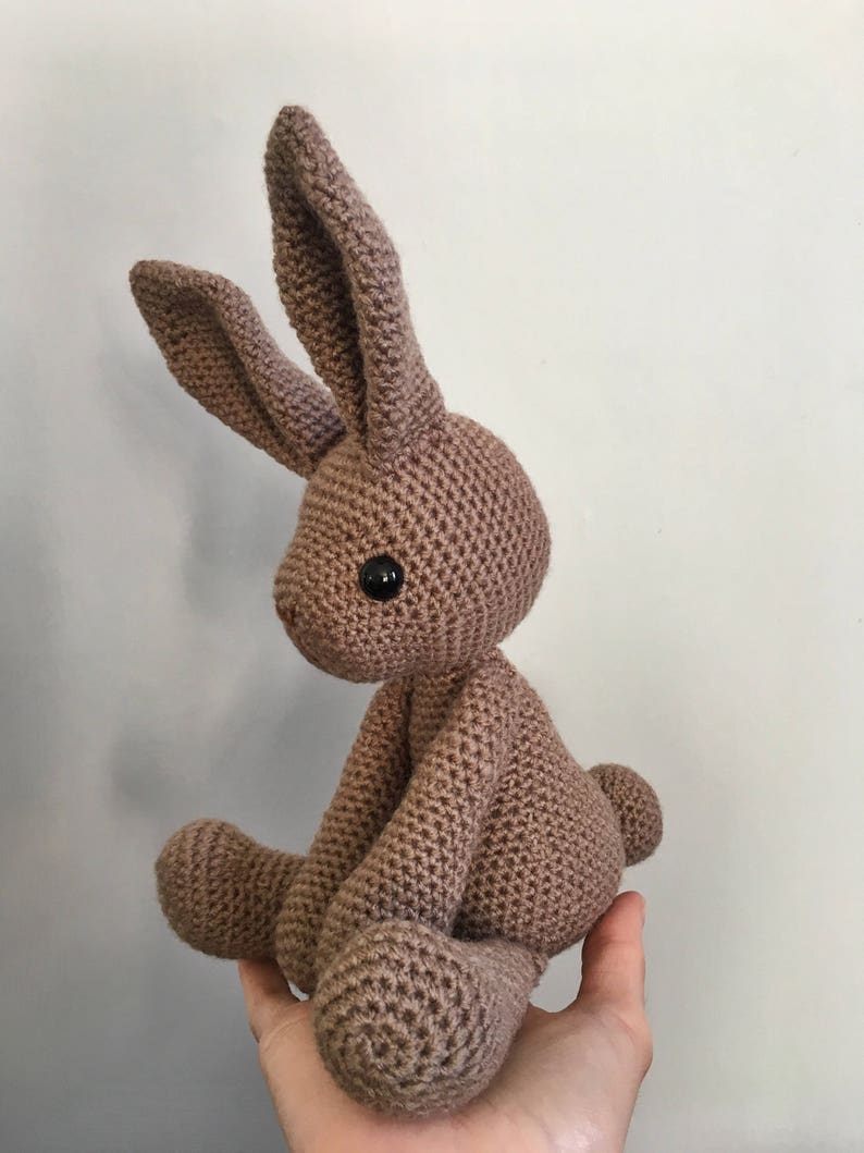 Basil the hare amigurumi crochet toy doll image 4