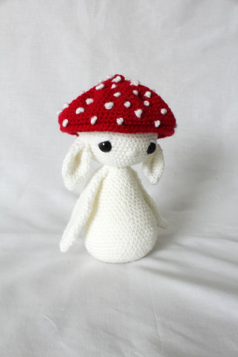 PATTERN: Mushroom Sprite Crochet Amigurumi PDF Download Pattern Crochet Mushroom Pattern Fairy Amigurumi Whimisical Pattern Cute Toadstool image 7