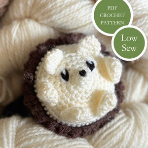 PATTERN: Hogling, Low Sew, Hedgehog, Crochet Pattern, Cute Crochet Pattern, Hedgehog Amigurumi Pattern DIY Tutorial Download, English