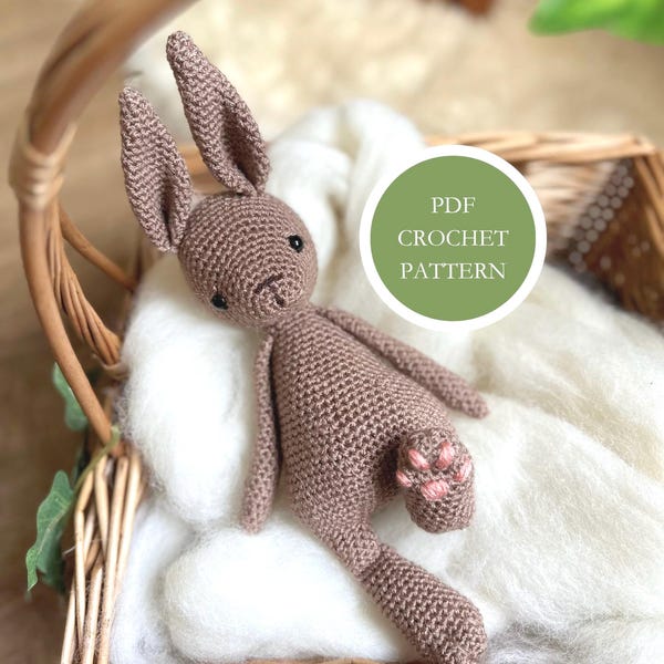 Bramble Rabbit Crochet Pattern: Little Folk Bunny Amigurumi (PDF Pattern) UK Terms