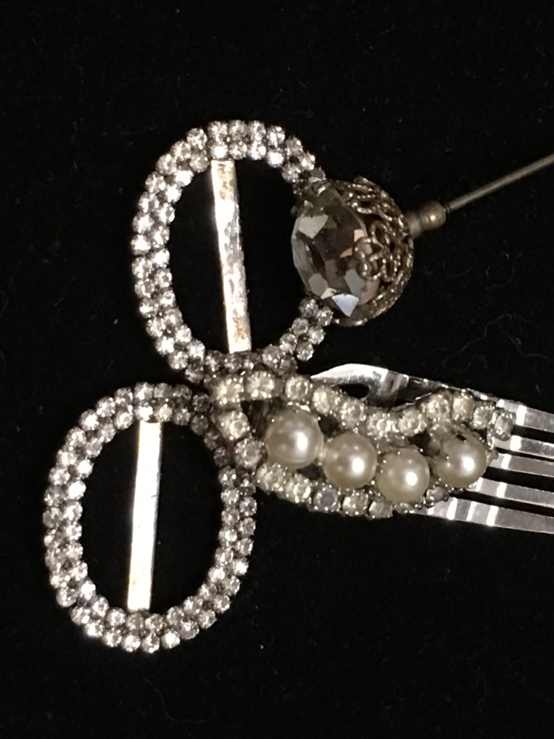 Vintage Bride's Wedding Accessories Lot with a Rhinestones Etsy