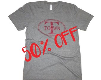 T-Town Logo Unisex Bella-Canvas Triblend Short-Sleeve T-Shirt, by BellaBlue, Various sizes available, Alabama