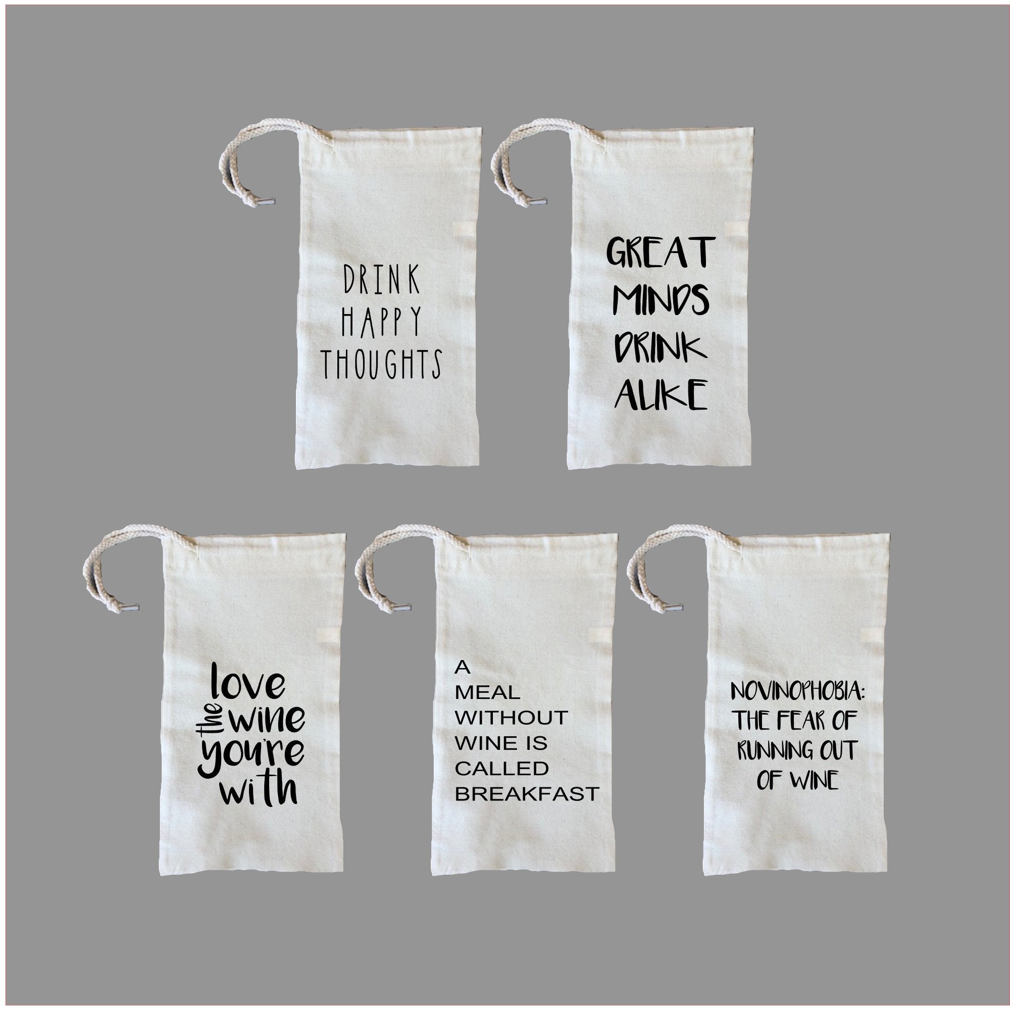 Handmade Decorative Wine Bags byBellaBlue Funny Wine Bags Etsy