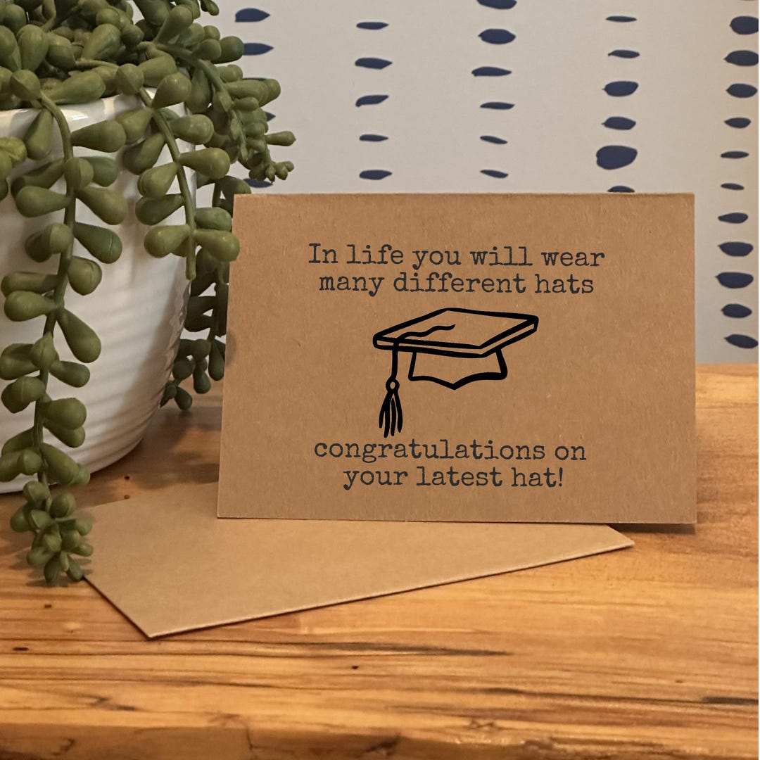 Funny Graduation Card | Humorous Greeting Card for Graduate| Class of ...