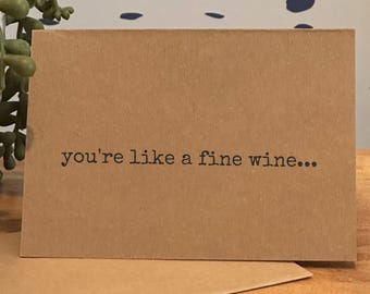 Funny Birthday Card for Friend, Sarcastic Birthday Card Humorous Birthday Card Witty Birthday Card for Him/Her Quirky Birthday Greeting Card