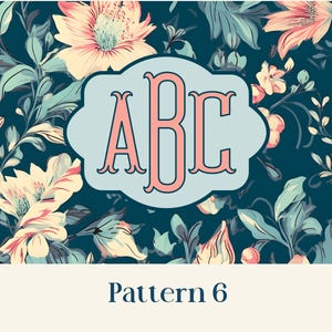 Personalized Mahjong Card Stickers or Cardstock Insert, Japanese Florals Flowers, Water Resistant, Use with Protective Cover, Mahjong Gift Pattern 6