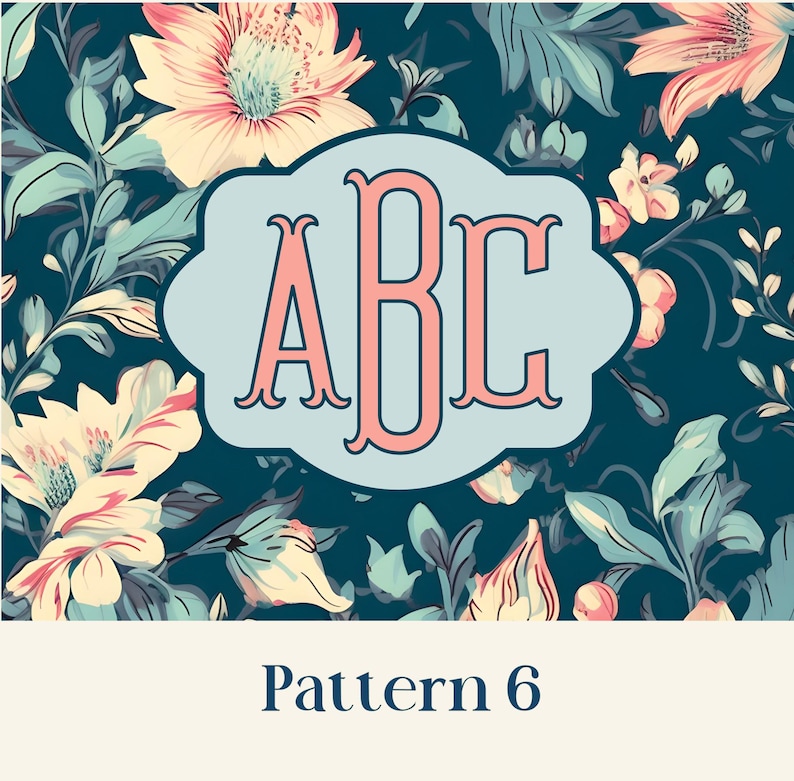 Personalized Mahjong Card Stickers or Cardstock Insert, Japanese Florals Flowers, Water Resistant, Use with Protective Cover, Mahjong Gift Pattern 6