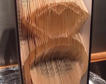 Book folding pattern for ENGAGEMENT RING
