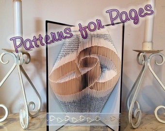Book folding pattern for WEDDING RINGS