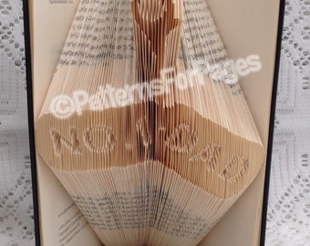 Buch Faltmuster für No. 1 Dad Dog Tags Schlüsselanhänger (Schlüsselanhänger)