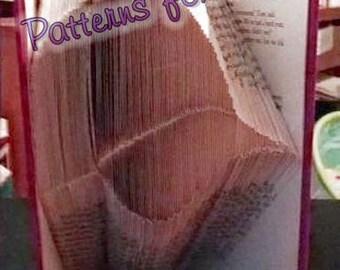 Book folding pattern for a BASEBALL CAP