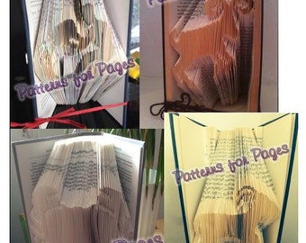 Book folding pattern for a SET of 12 ZODIAC SIGNS