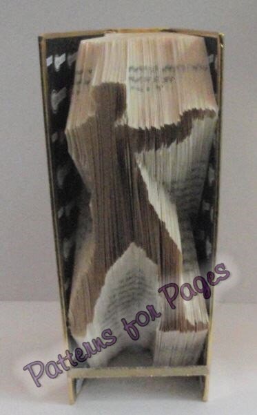 Book Folding Pattern for a SECRET AGENT - Etsy