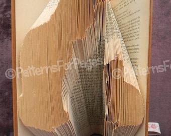 Book folding pattern for a CAT and KITTEN