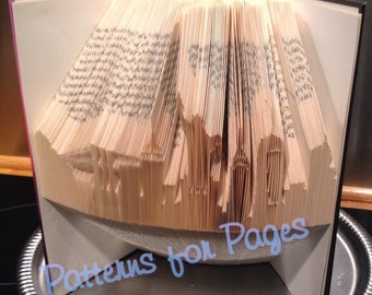 Book folding pattern for the NEW YORK LANDMARKS