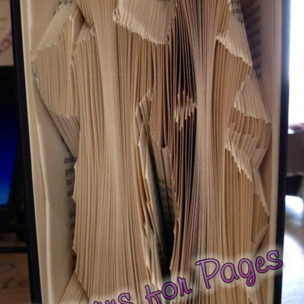 Book folding pattern for Male and Female SECRET AGENTS
