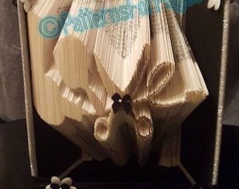 Book folding pattern for HAIRDRESSING / HAIRDRESSER