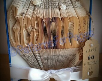 Book folding pattern for Granny