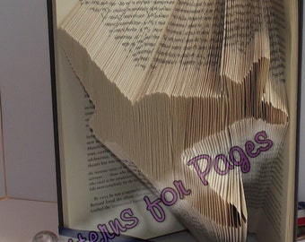 Book folding pattern for a SPITFIRE AIRCRAFT