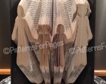 Book folding pattern for Mum, Dad, Boy and Girl/Family