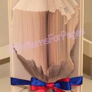 Patron de pliage de livre pour une USA MAP