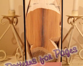Book folding pattern for a LITTLE GIRL