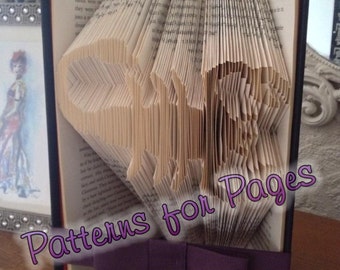 Book folding pattern for the SCORPIO Zodiac sign