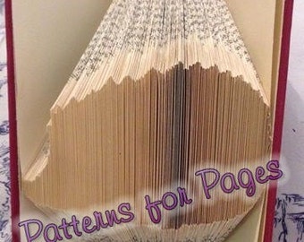 Book folding pattern for a HEDGEHOG
