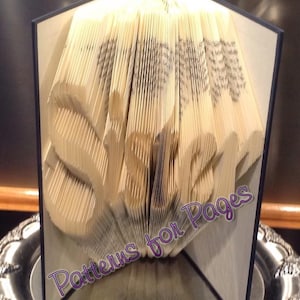 Book folding pattern for SISTER