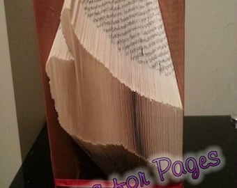 Book folding pattern for THUMBS UP