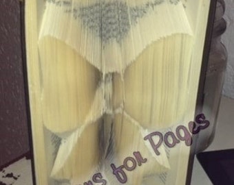 Book folding pattern for a BOW