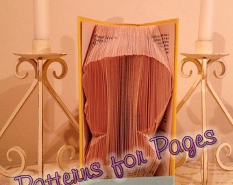 Book folding pattern for a LITTLE BOY