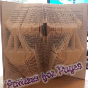 Book folding pattern for the LIBRA Zodiac sign