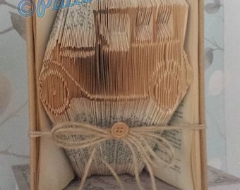 Book folding pattern for a VINTAGE CAR