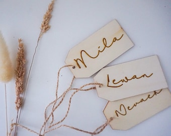 Gift Tags/ Gift Tag / Personalised Gift Tag/ Birthday Tags/ Wooden Gift Tags / Wedding gift tag