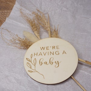 Pregnancy Announcement / we’re having a baby / New Baby  Announcement / Baby Shower Gift / Hospital Announcement / Newborn Photo Prop