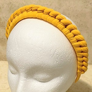 Multi Top Knotted Headband-Twisted Knot Headwear-Color Stretch Knit Jersey-Diadema de Nudos- Hair Accessories Gift-One Size fits Most