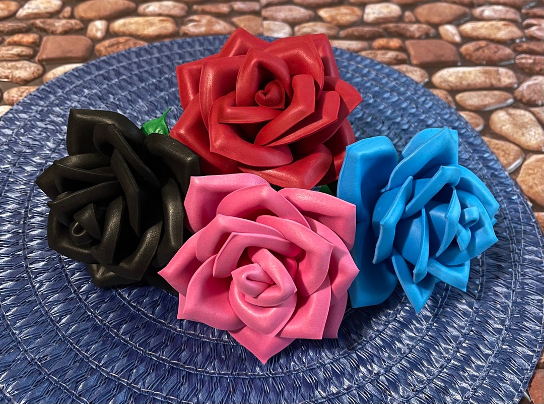 Foamy Rose Pen Topperpersonalized Craft Foam Rosepen