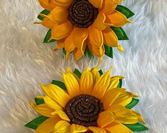 10 fogli 20,3X20,3 cm Double Face Sunflower Art CARTA PER SCRAPBOOKING  girasoli - RomaLab