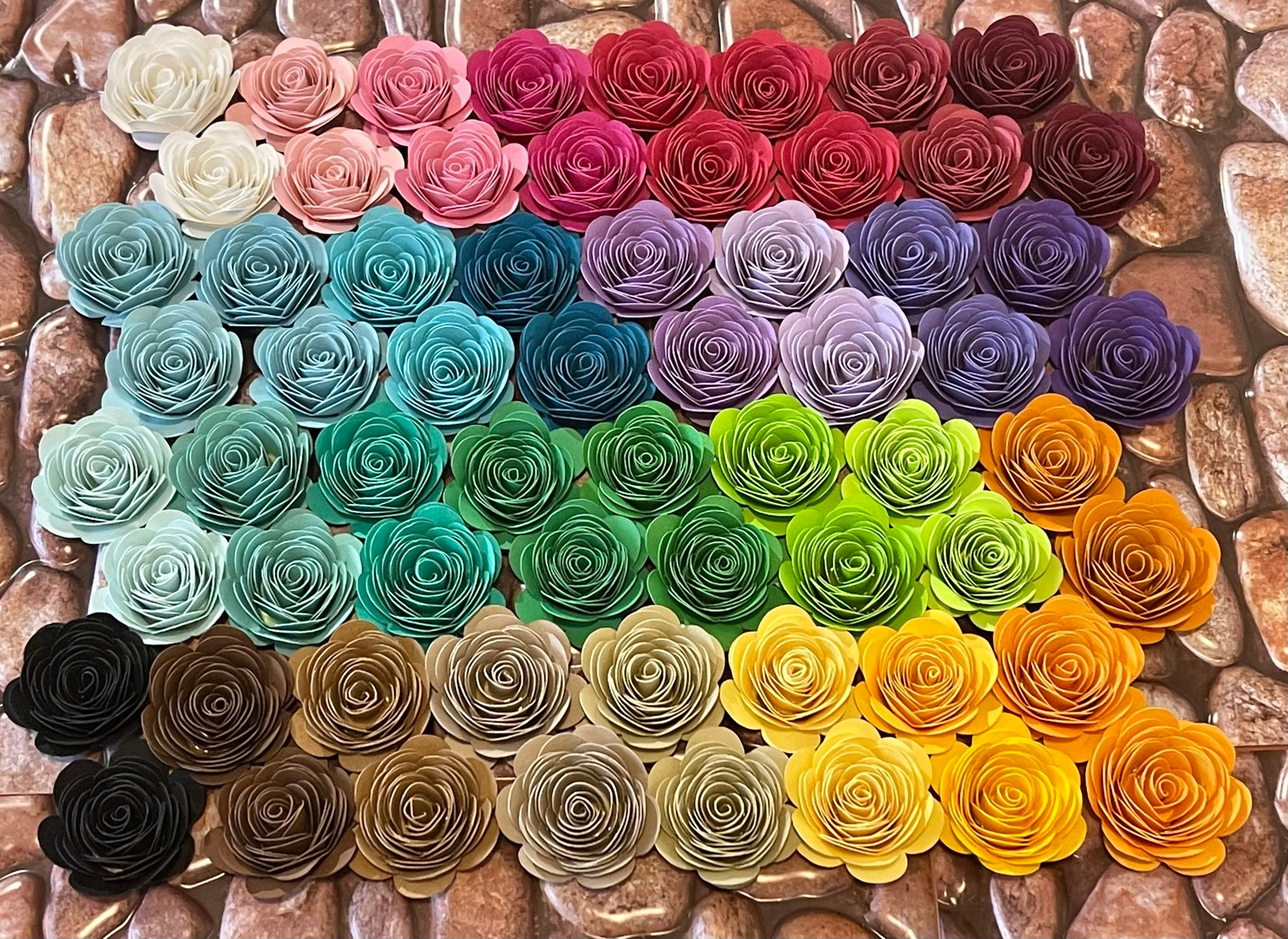 Assorted Paper Roses 2