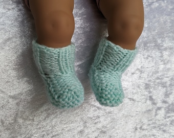 Pantuflas para muñeca de 30 cm.