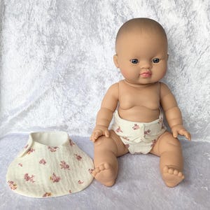 Gordi doll diaper and bib