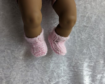 Pantuflas para muñeca de 30 cm.