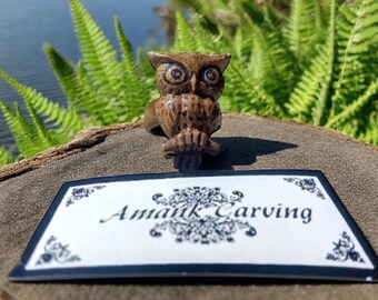 Wooden Owl Ring