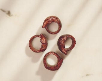 Wooden Pangolin Ring